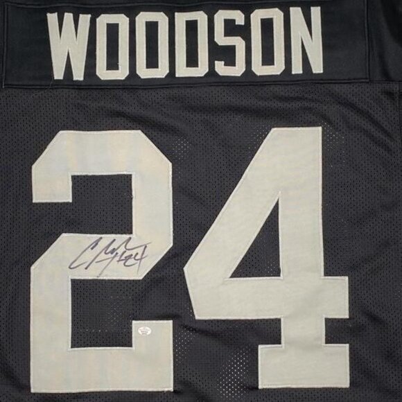 Charles Woodson Autographed Oakland Raiders Jersey with PAAS CoA - Picture 1 of 14